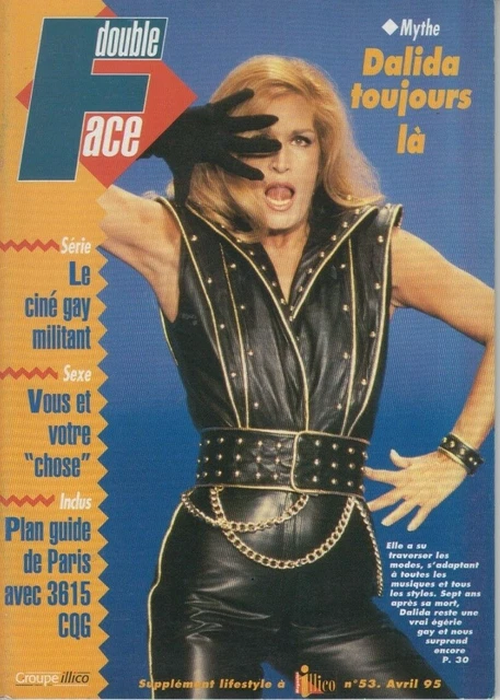 Double FACE Mythe DALIDA toujours là  N° 53 Avril 1995 20/477 7*