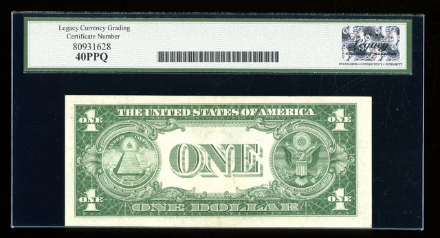 DBR $1 1935-B Silver Vinson STAR Fr. 1611* Legacy XF-40 PPQ Serial *11006799B 2