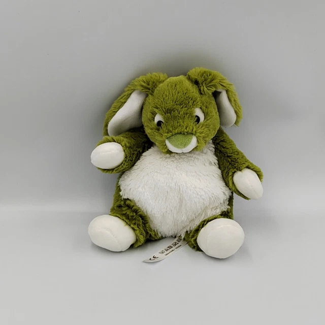 Doudou lapin blanc vert tout doux SIMBA TOYS NICOTOY - 31237