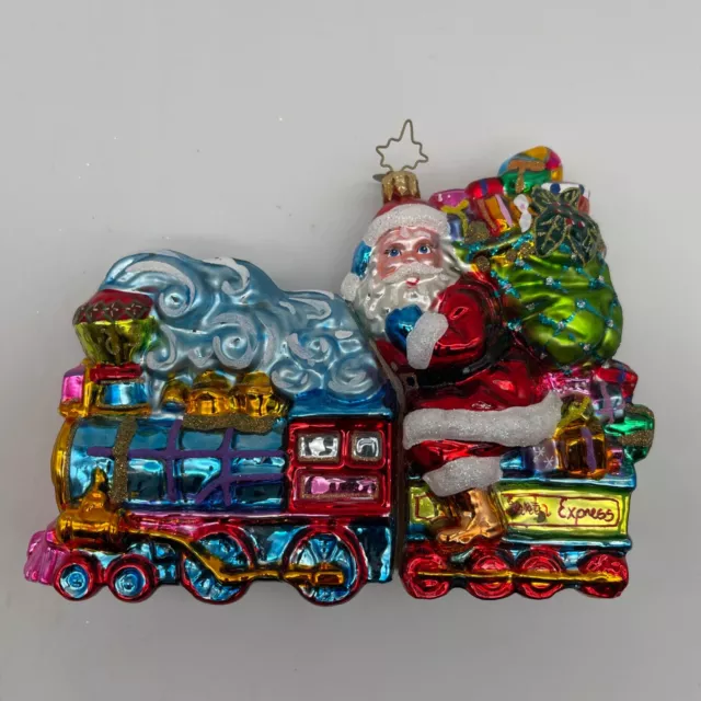 Christopher Radko "Toyland Express" Ornament *RARE*-6 1/2" long