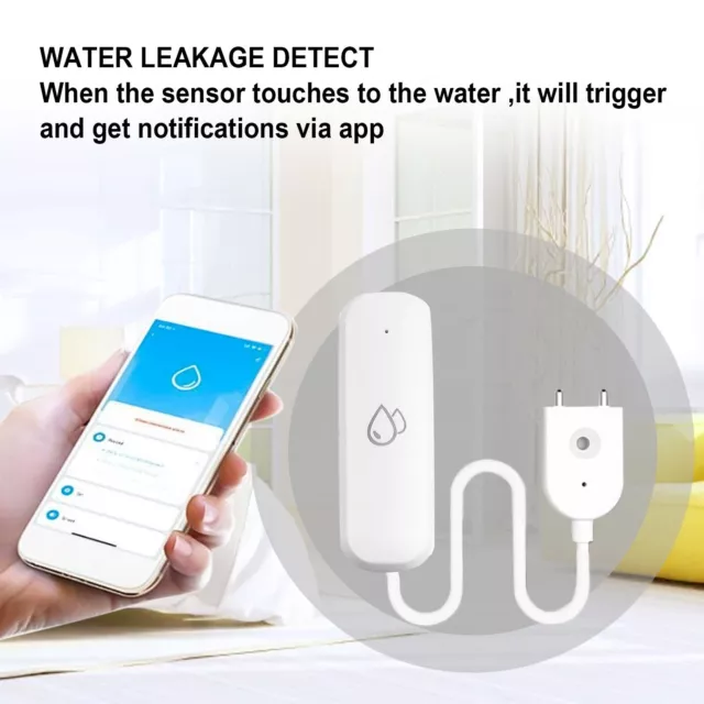 Alarme capteur de fuite d'eau Tuya Smart Home avec fonction de partage