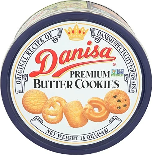 Danisa Butter Cookies Tin 16 Ounce