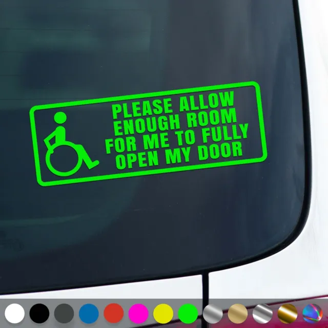 Rollstuhl Aufkleber Rollstuhlfahrer Behindert Rampe Sticker Auto Geschenkidee