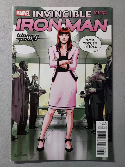 Invincible Iron Man #7 (Women Of Power Variant- 1St Cameo Riri Williams) (2016)
