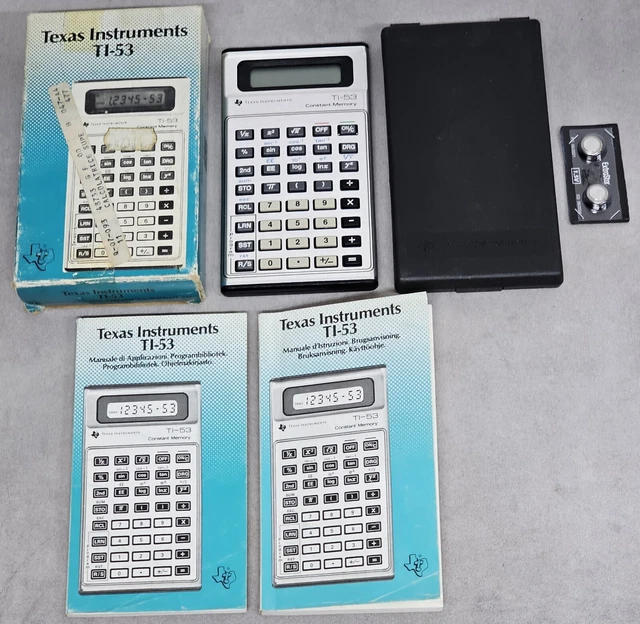 ancienne calculatrice texas instruments TI 30 en boite d