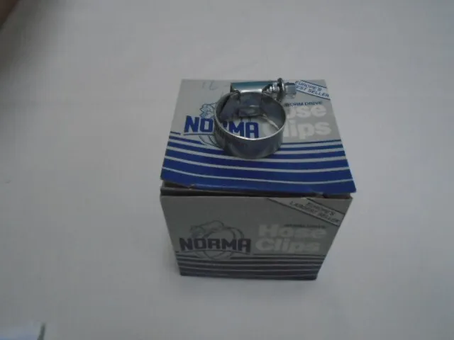 Confezione da 20 clip nuove Norma 25mm - 40mm tipo giubileo