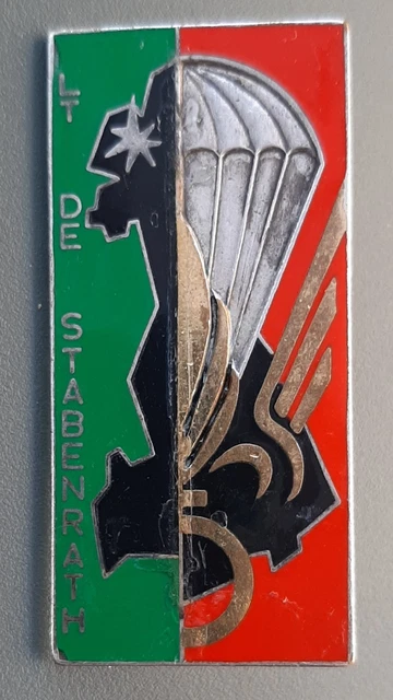 Insigne Parachutiste EOR Coëtquidan – SLT De Bernon, Badge Original, TBE