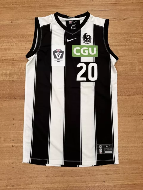 Rare Collingwood Magpies Nike Afl Vfl Player Issue Jumper Guernsey Large Gps