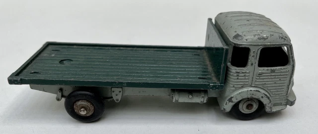 Dinky Toys 513 Repeint Jaune Guy Camion Plat Avec Roues Rouges 1oa