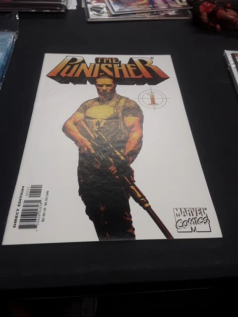 The Punisher #1 Garth Ennis Direct Edition Marvel Knights (2000) WHITE VARIANT