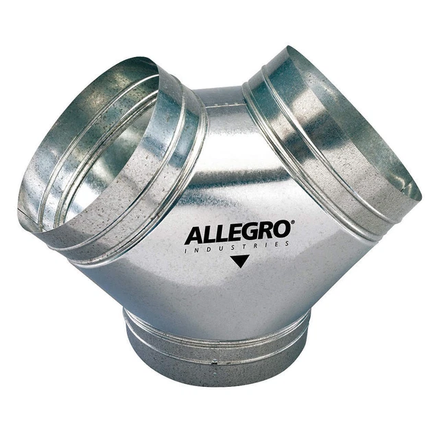 ALLEGRO 9550-Y Duct to Duct Connector,12 in. W,Slvr