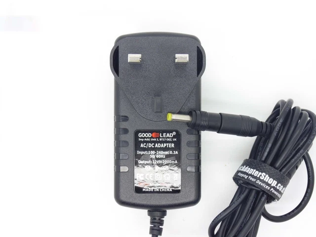 2A AC Wall Charger Adapter & Cable For Polaroid Tablet PMID1000B - Replacement Power Supply