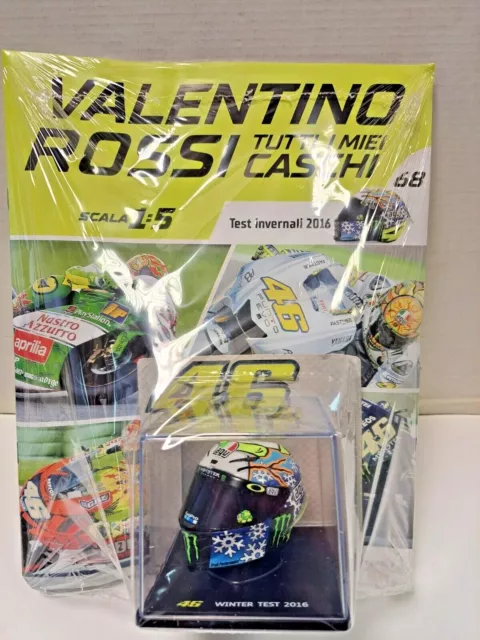 Valentino Rossi Tutti I Miei Caschi Test Invernali 2016  68' Uscita Edicola