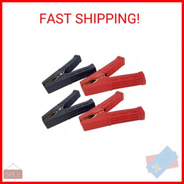 Jumper Cable Clamps, Heavy Duty Pure Copper Alligator Clips, 100-500A Car Batter