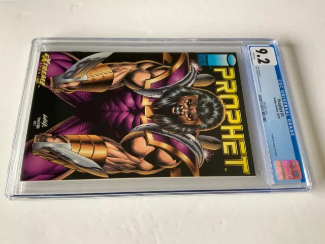 Prophet 1 Cgc 9.2 White Pages Coupon Included Rob Liefeld Image Comics 1993 Bb 9