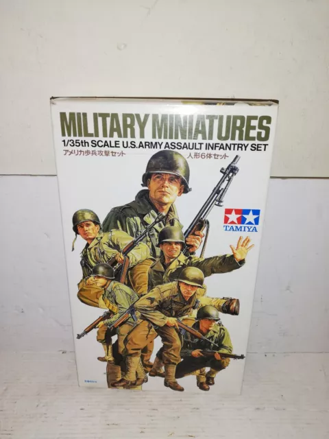 Maquette Tamyia Figurine 6 Soldat  Us Army Assault Infantry Set  Neuf  1/35