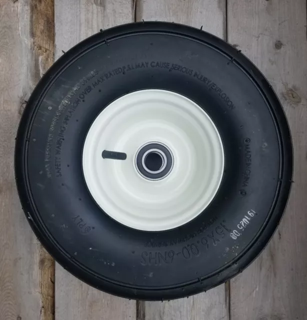 Complete UNIVERSAL TEDDER TIRE  - 15X6.00X6 OFF SET RIM