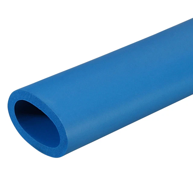 Foam Grip Tubing Handle Grips 32mm ID 44mm OD 6.6ft Blue for Tools Handle