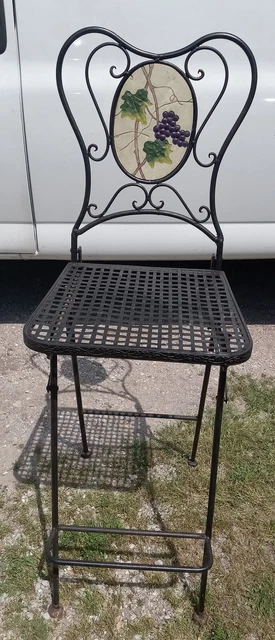 Collapsable Iron Bar Stool