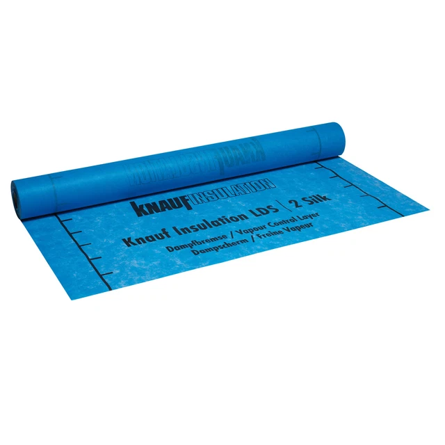KNAUF aislamiento freno de vapor LDS 2 seda 50x1,5 m lámina de freno de vapor barrera de vapor