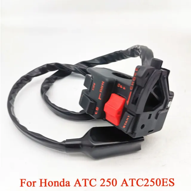 L/H Light Switch Big Red Start/Kill/Light/Choke For Honda ATC 250 ATC250ES 85-87