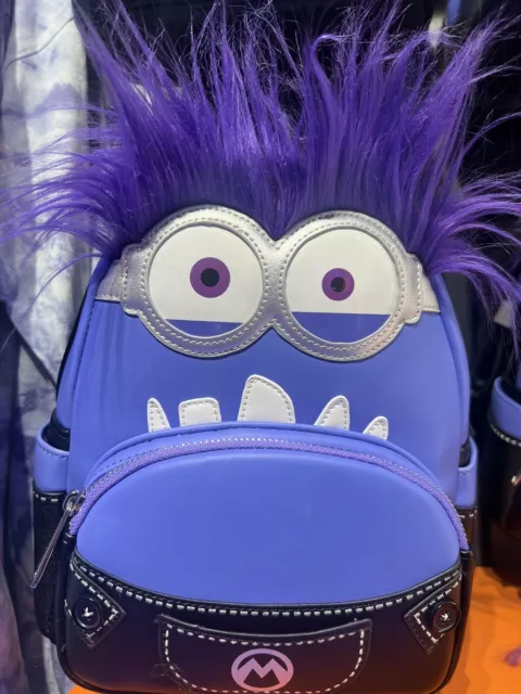 Universal Studios Loungefly Despicable Me Villain Con Evil Minion Backpack NWT