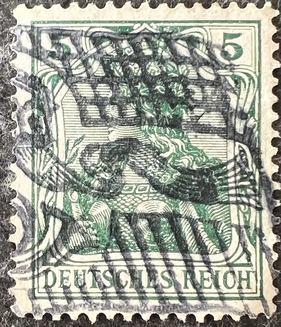 Alte Briefmarke. Deutschland . Gestempelt. Klassik. N50