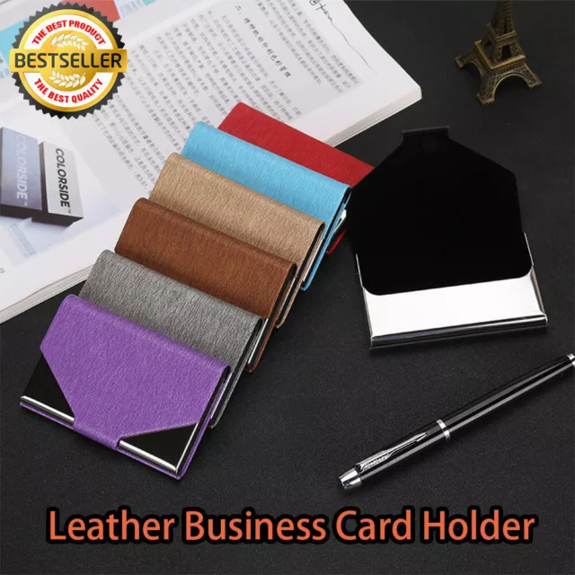 Mode Visitenkartenbox Etui Visitenkartenhalter Business ID Card Holder Metall