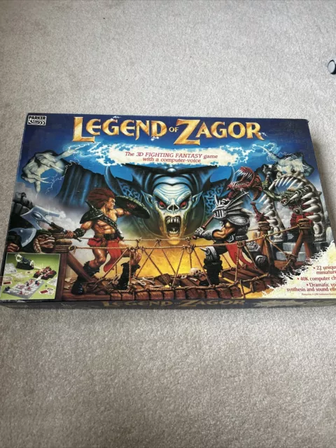 The Legend of Zagor Brettspiel 3D Fighting Fantasy Spiel - 100% komplett