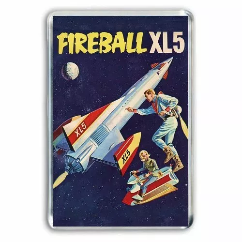 Retro  -Fireball Xl5 -Steve Zodiac Venus-Annual Cover  Art Jumbo Fridge Magnet