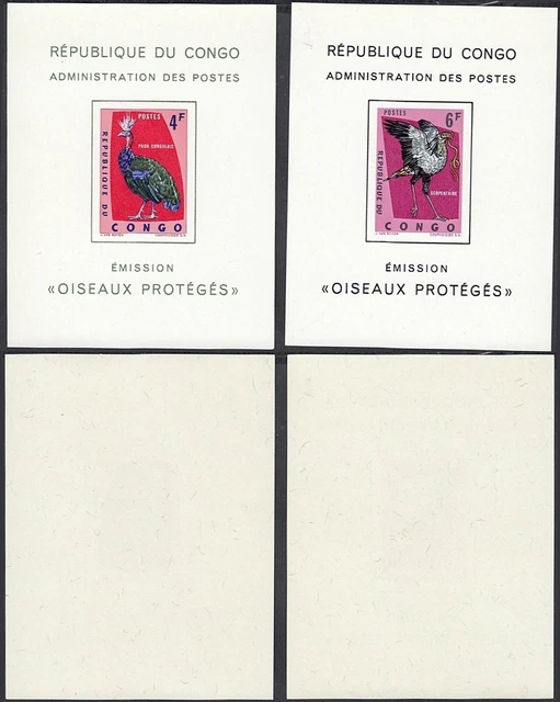 Belgian Congo 1963- MNH stamps. Bel Cat.Nr.: 488+490.Luxe Sheets.. (EB) MV-13806