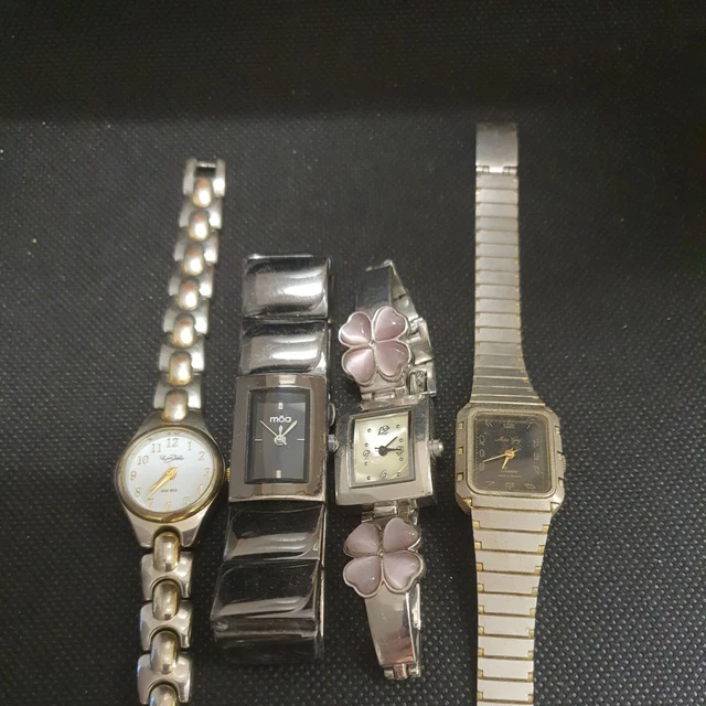 Lot Montre Quartz à Réparer Ou Pour Pièces - Acier Inoxydable - Occasion - Ref F448