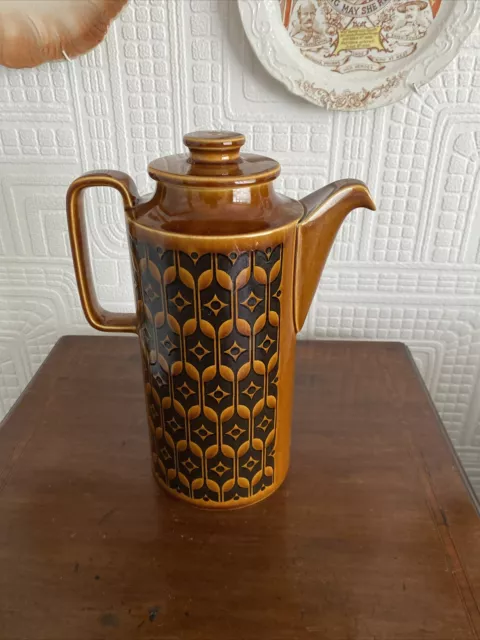 Vintage Hornsea Pottery Heirloom Coffee Pot. 1970s