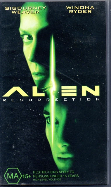 ALIEN RESURRECTION - Original 1997 Aus. VHS, PAL Format, as new $9.60 ...