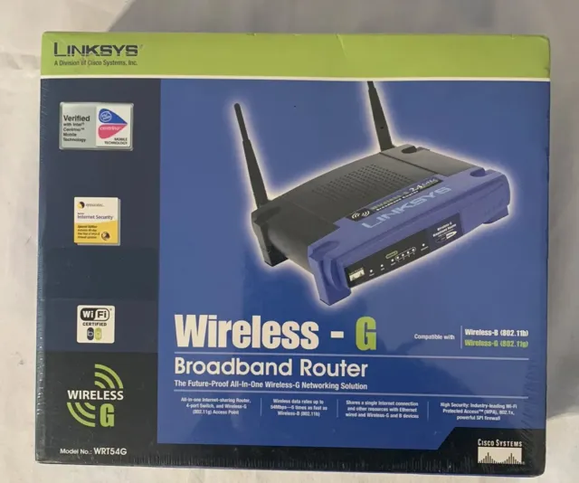 Linksys Wireless G Broadband Router - NEW in box & Sealed