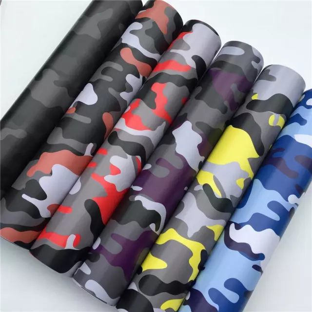 Camo Vinyl Wrap Roll Film Sticker Arctic Snow Camouflage Wrapping For Car Bike