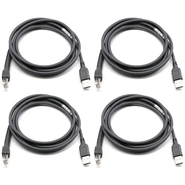 4 x cavo dati scanner LS2208 LS4208 DS9208 scanner codici a barre porta USB dati2003