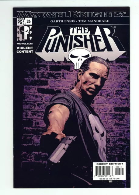 Punisher (2001) #26 NM- Marvel Knights Tim Bradstreet Cover Garth Ennis Story