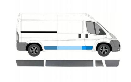 Set De Baguettes De Portière Droite Pour FIAT Ducato, CITROËN Jumper, PEUGEOT Boxer (2002-2006) - Neuf