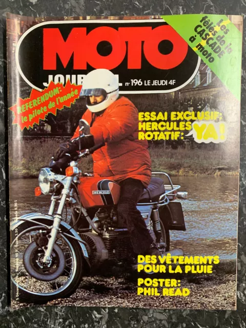 Magazine/ Revue Moto Journal N°196