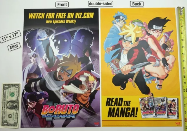 BORUTO: NARUTO Next Generations 11x17 SHONEN JUMP Comic-Con VIZ MEDIA POSTER