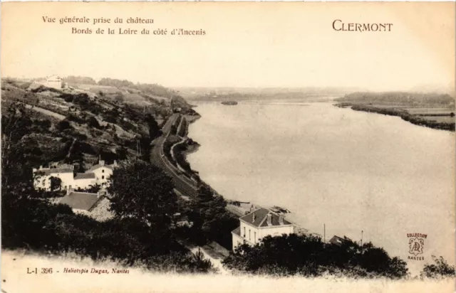 CPA AK CLERMONT general view taken from the Chateau. Bords de la Loire (409252)
