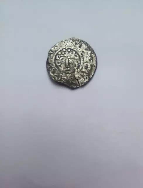 Silver hammered 1199-1216 King John penny, short cross - metal detecting find