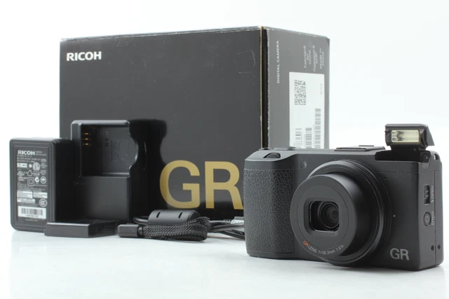 [Near MINT] RICOH GR 16.2MP DIGITAL COMPACT CAMERA BLACK NON WIFI From JAPAN