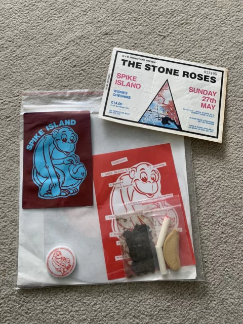 stone roses spike island Vinyl Pack Plus Original Ticket
