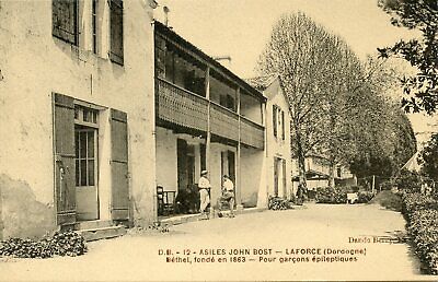 Carte postale ancienne postcard LAFORCE DORDOGNE ASILE JOHN BOST BETHESDA 