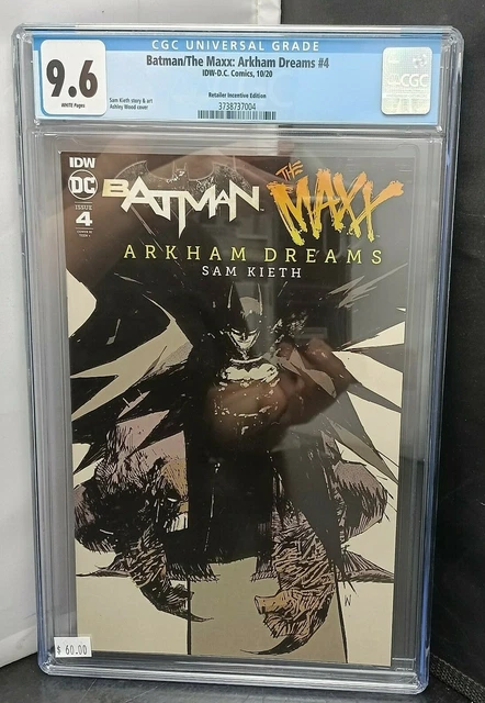 Batman The Maxx Arkham Dreams #4 IDW DC Comics 2020 RI Variant CGC Graded 9.6