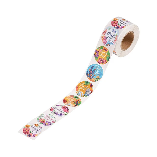 500 Pcs Child Bag Seal Sticker Paper Sealing Stickers Thank You Labels