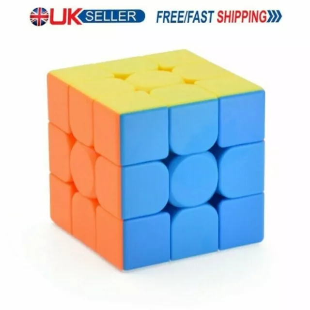 Puzzle toy cube 3x3 Qiyi Warrior W stickerless speed cube magic Twist Kids