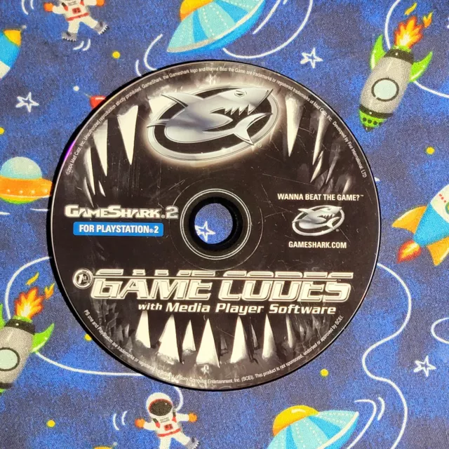 Gameshark 2 for PS2 PlayStation video game enhancer + bonus cd codes